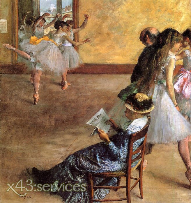 Edgar Degas - Ballettklasse